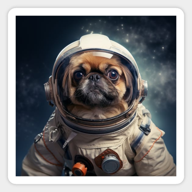 Astro Dog - Pekingese Magnet by Merchgard